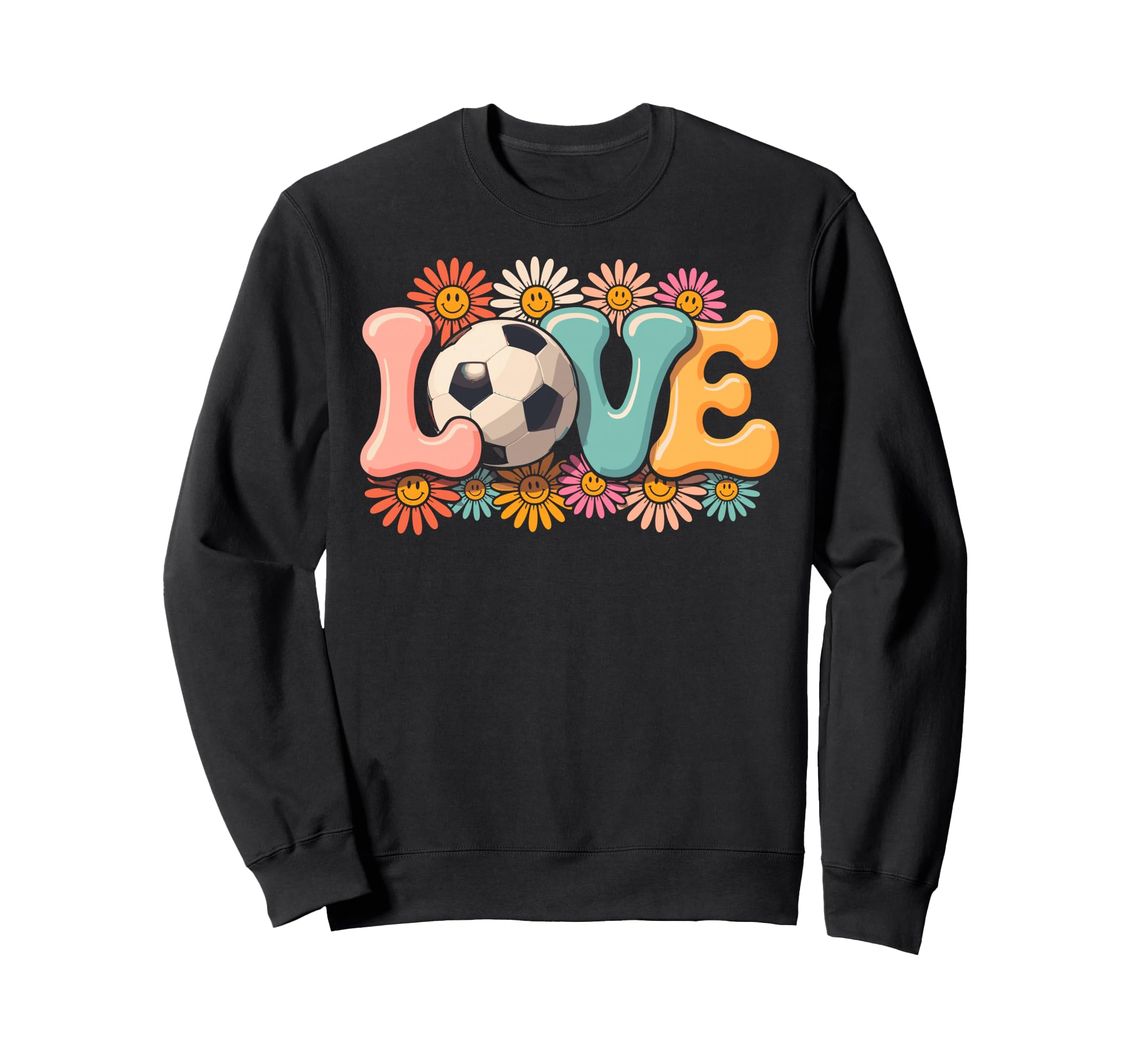 Groovy Love Soccer Goalie Player Sweatshirt - Aesthetic Graphic for Adults - T-Shirt, Sweatshirt, Hoodie