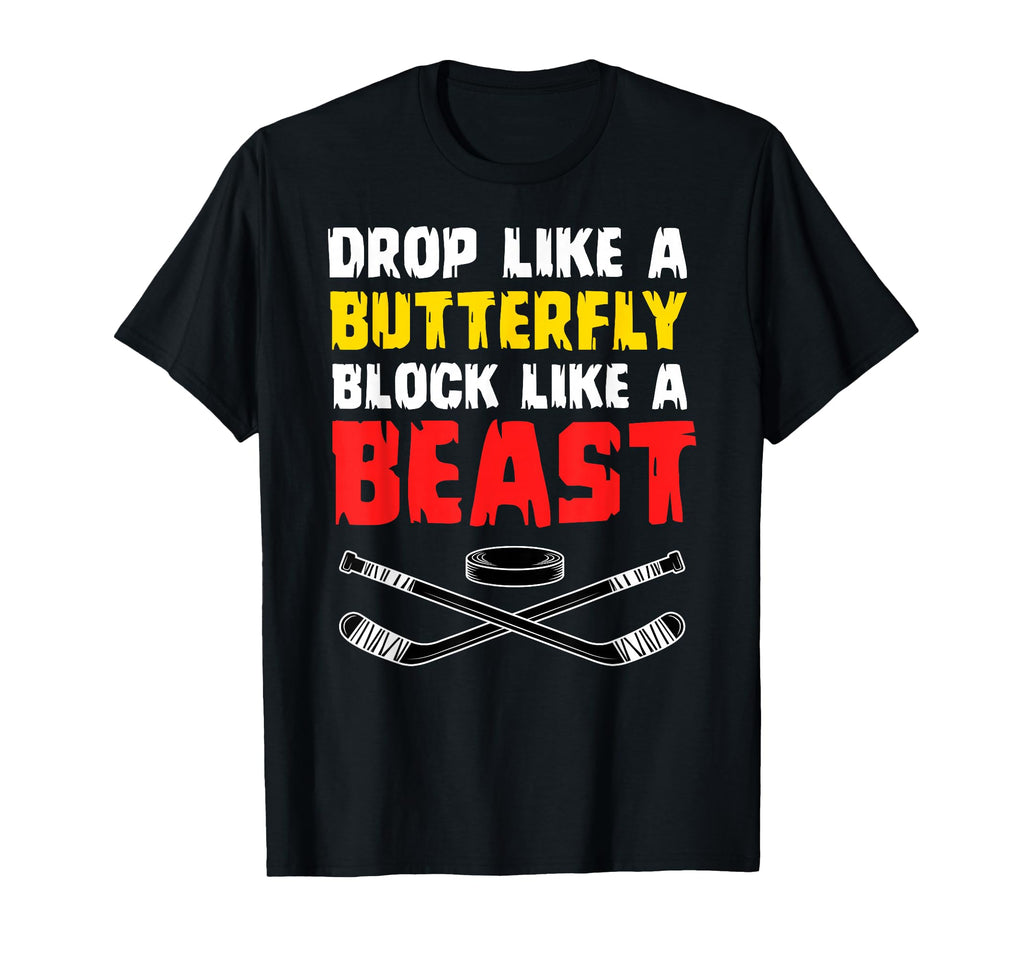 Ice Hockey Goalkeeper Goaltender Ice T-Shirt - Trendy Graphic for Adults - T-Shirt, Sweatshirt, Hoodie