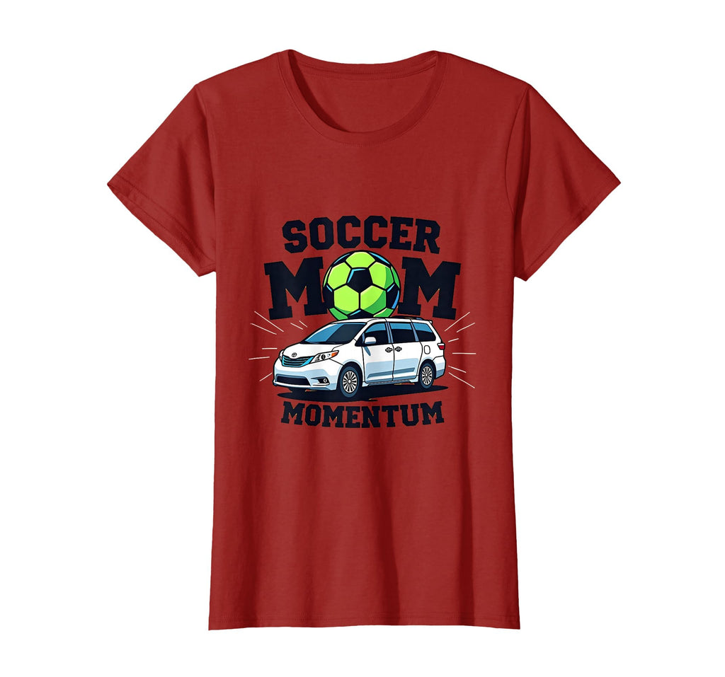 Soccer Mom Momentum T-Shirt - Fun Novelty Design for Adults - T-Shirt, Sweatshirt, Hoodie