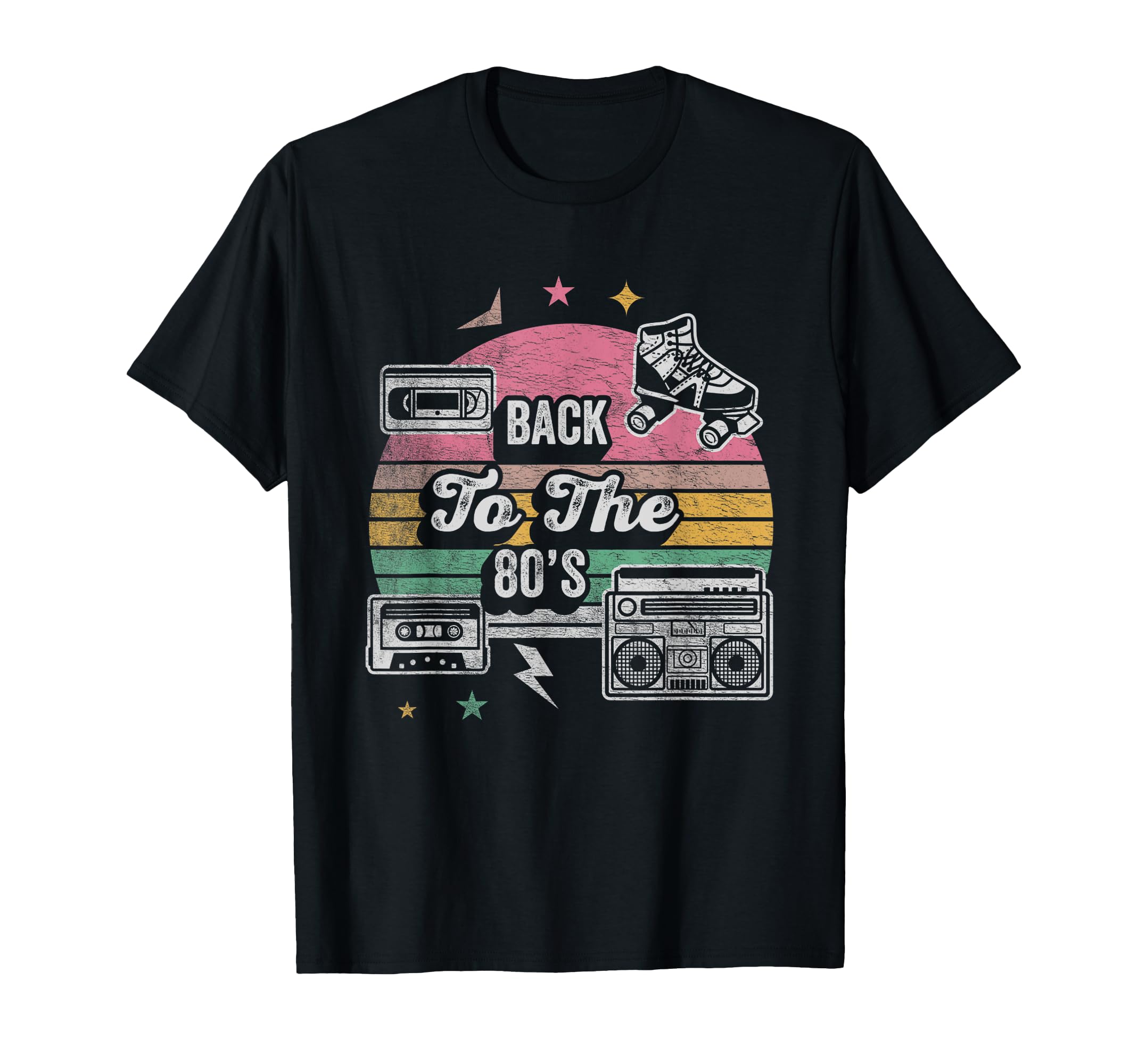 Back To 80S Cassette Boombox Vibes T-Shirt - Fun Novelty Design for Adults - T-Shirt, Sweatshirt, Hoodie