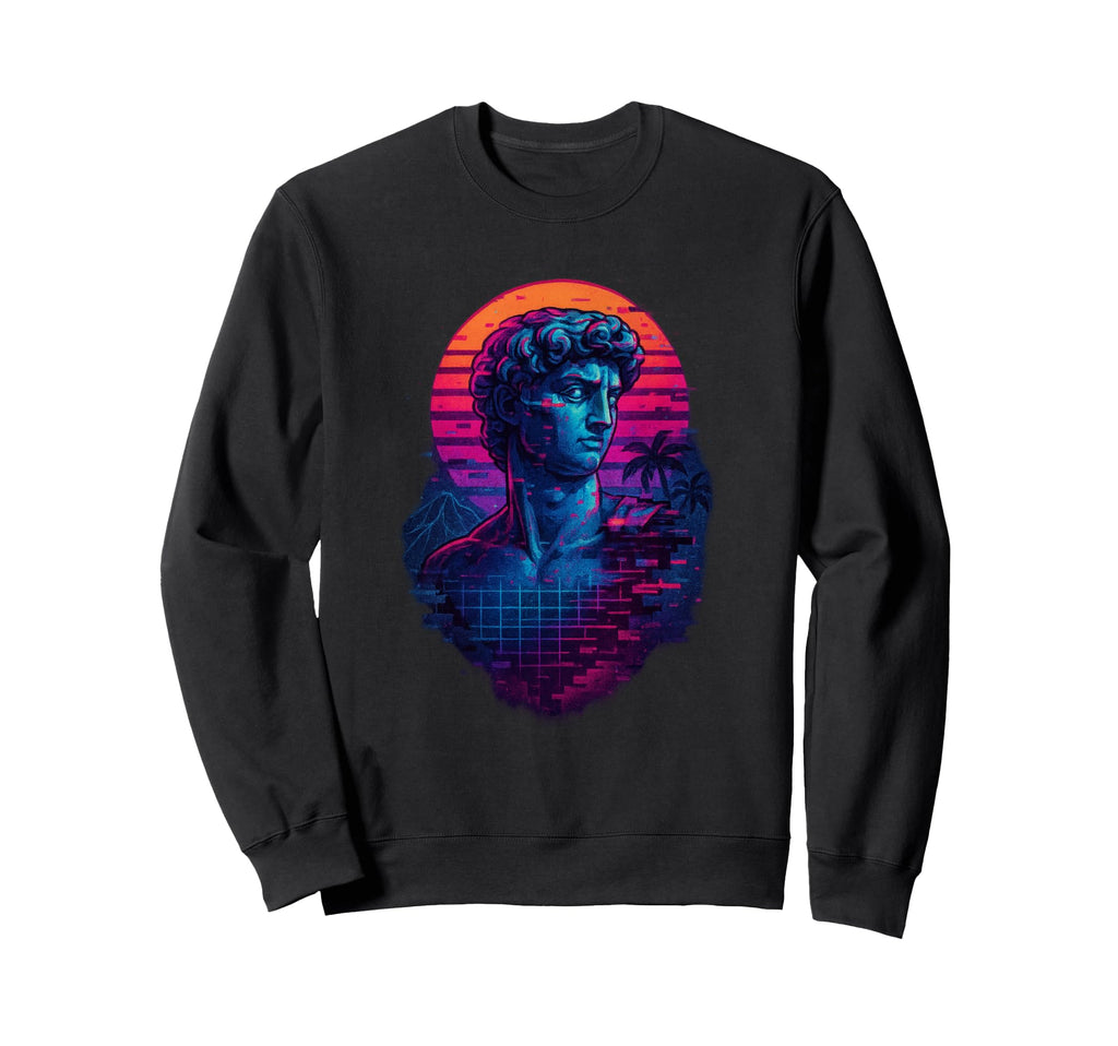 80S Synthwave Sweatshirt - Streetwear Style for Adults - T-Shirt, Sweatshirt, Hoodie