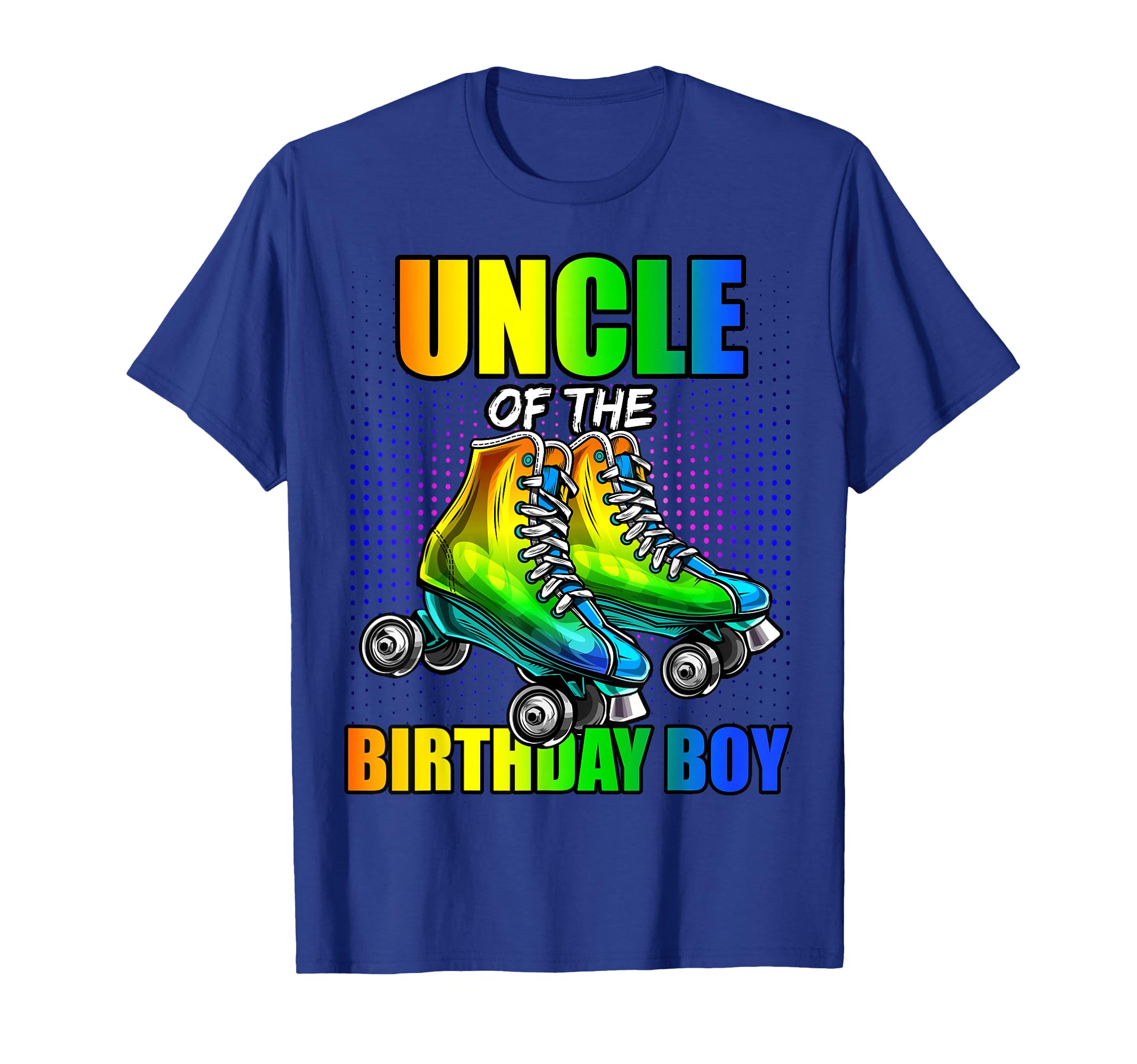 Uncle Birthday Roller Skating T-Shirt - Aesthetic Graphic for Adults - T-Shirt, Sweatshirt, Hoodie