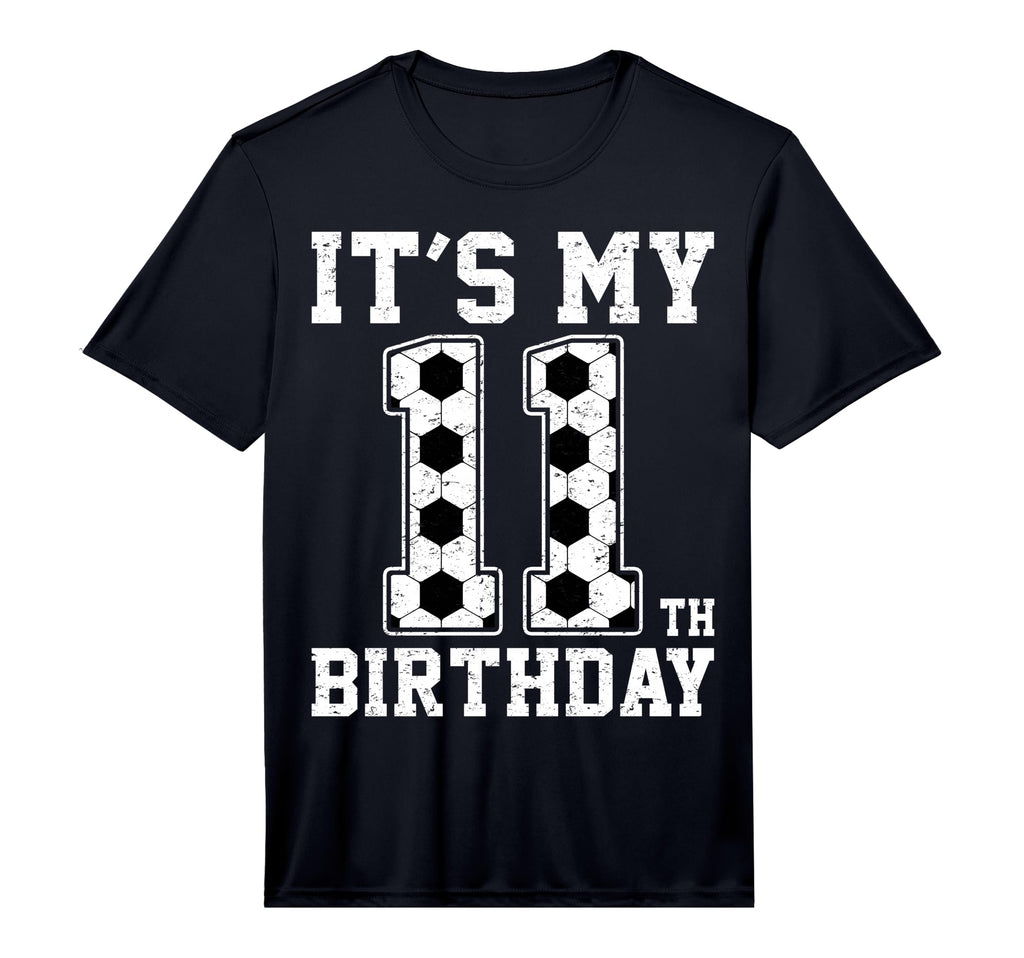 11Th Birthday Soccer Player Eleven 11 T-Shirt - Trendy Graphic Unisex - T-Shirt, Sweatshirt, Hoodie