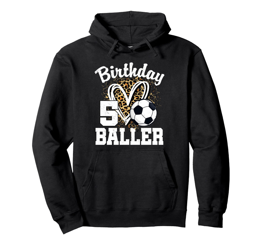 5 Year Old Birthday Soccer 5Th Birthday Hoodie - Minimalist Print Unisex - T-Shirt, Sweatshirt, Hoodie