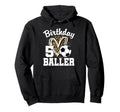 5 Year Old Birthday Soccer 5Th Birthday Hoodie - Minimalist Print Unisex - T-Shirt, Sweatshirt, Hoodie