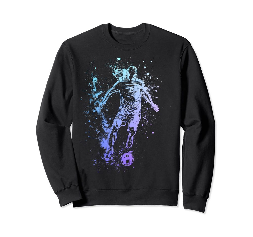 Soccer Player Sports Football Sweatshirt - Graphic Print Men Women - T-Shirt, Sweatshirt, Hoodie