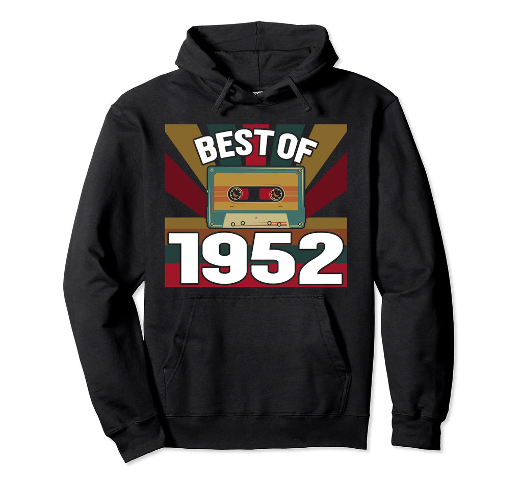 Best 1952 Cassette Tape Music Hoodie - Casual Everyday Wear Men Women - T-Shirt, Sweatshirt, Hoodie
