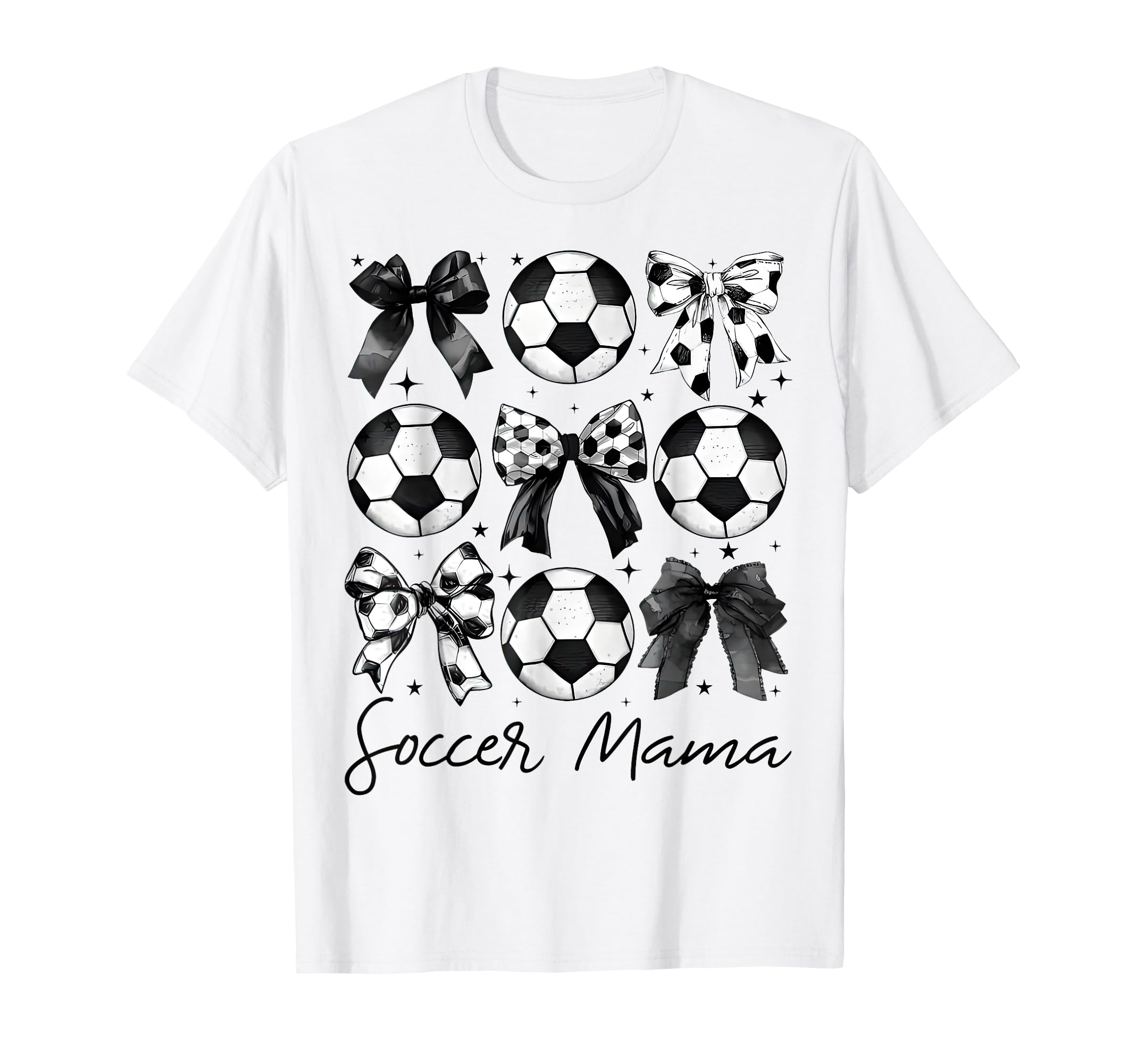 Coquette Soccer Mama Mom Mothers Day T-Shirt - Casual Everyday Wear Unisex - T-Shirt, Sweatshirt, Hoodie