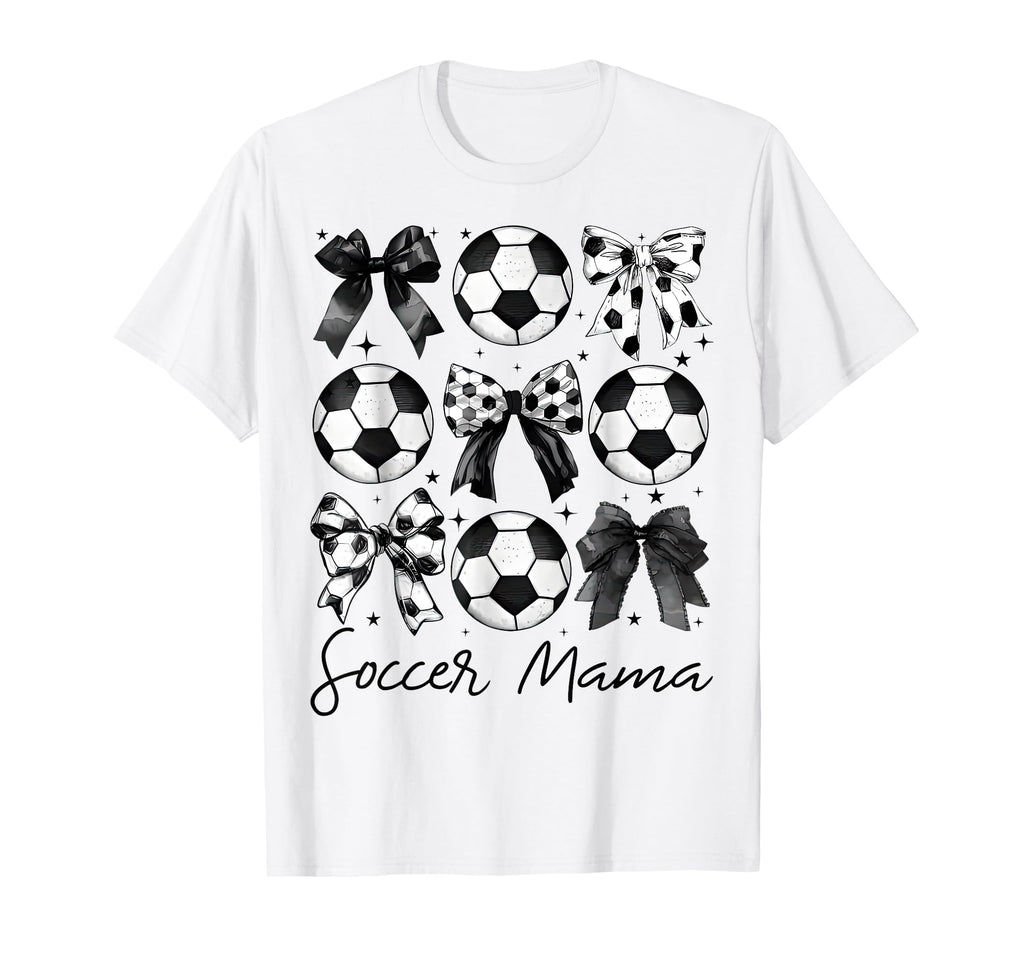 Coquette Soccer Mama Mom Mothers Day T-Shirt - Minimalist Print Men Women - T-Shirt, Sweatshirt, Hoodie