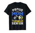 Proud Mom Volleyball Senior Class T-Shirt - Minimalist Print Men Women - T-Shirt, Sweatshirt, Hoodie