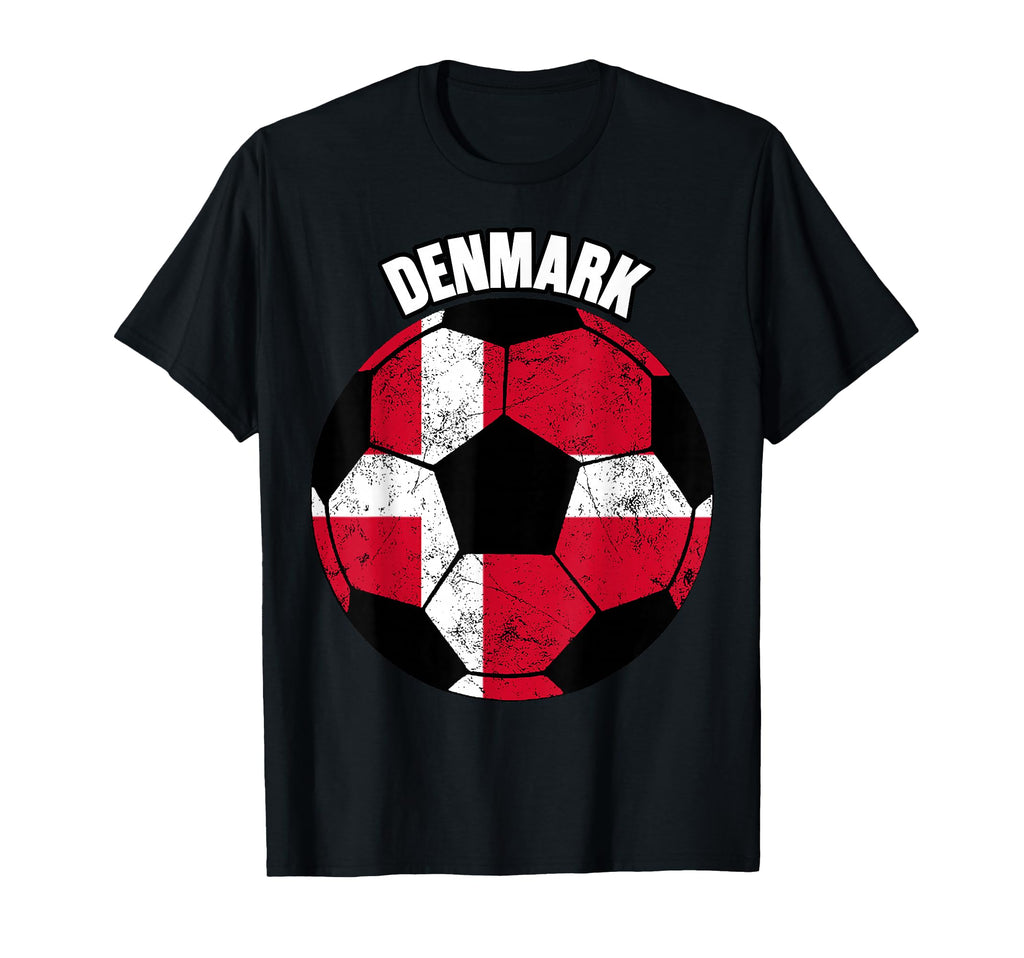 Denmark Soccer Game Player Football T-Shirt - Fun Novelty Design Men Women - T-Shirt, Sweatshirt, Hoodie