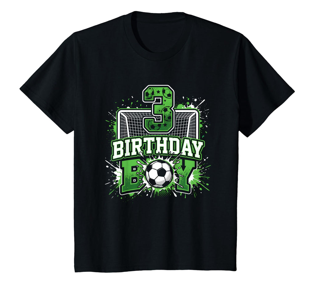 3Rd Birthday Soccer Net 3 Year Old T-Shirt - Fun Novelty Design Unisex - T-Shirt, Sweatshirt, Hoodie