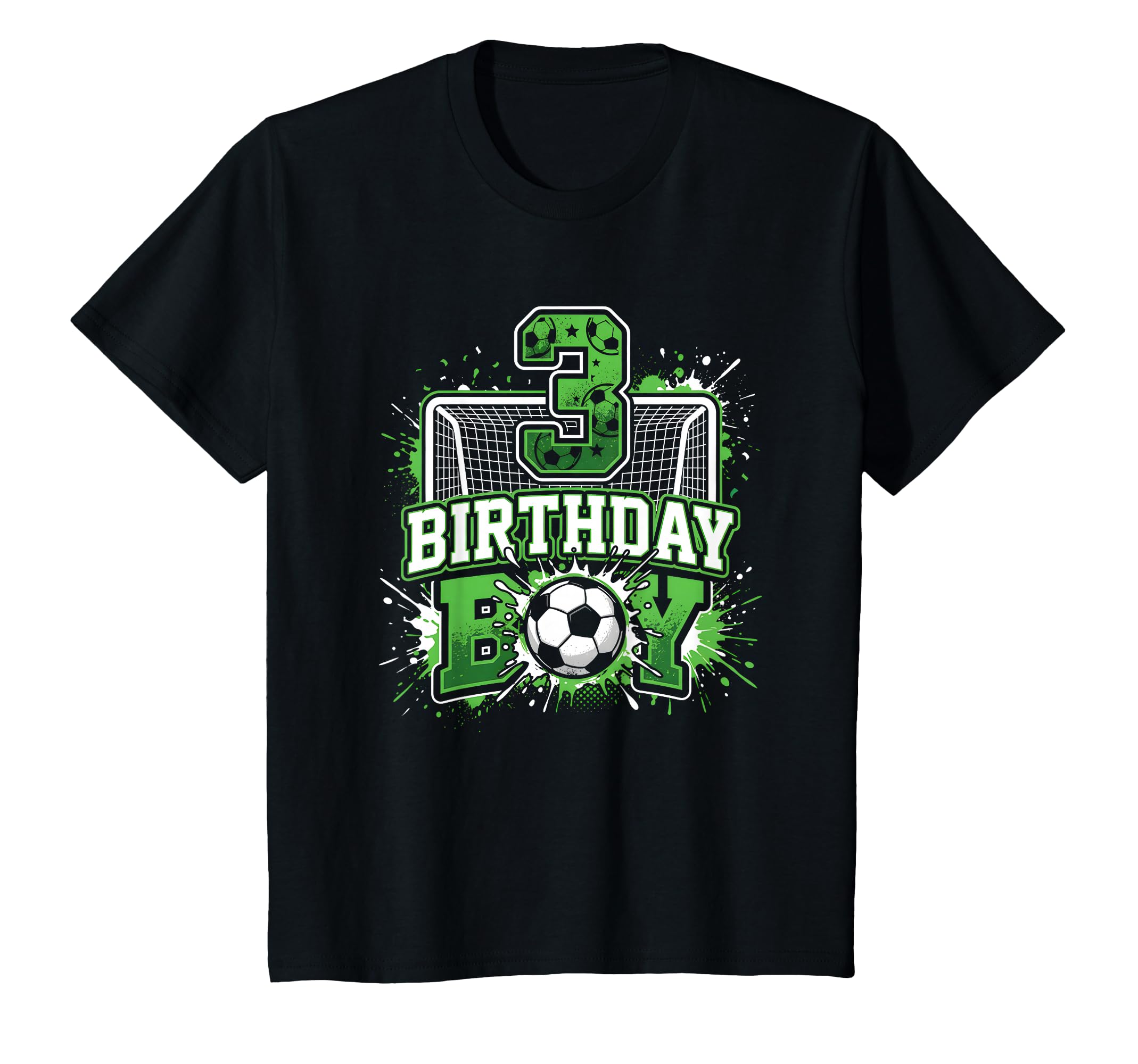 3Rd Birthday Soccer Net 3 Year Old T-Shirt - Fun Novelty Design Unisex - T-Shirt, Sweatshirt, Hoodie