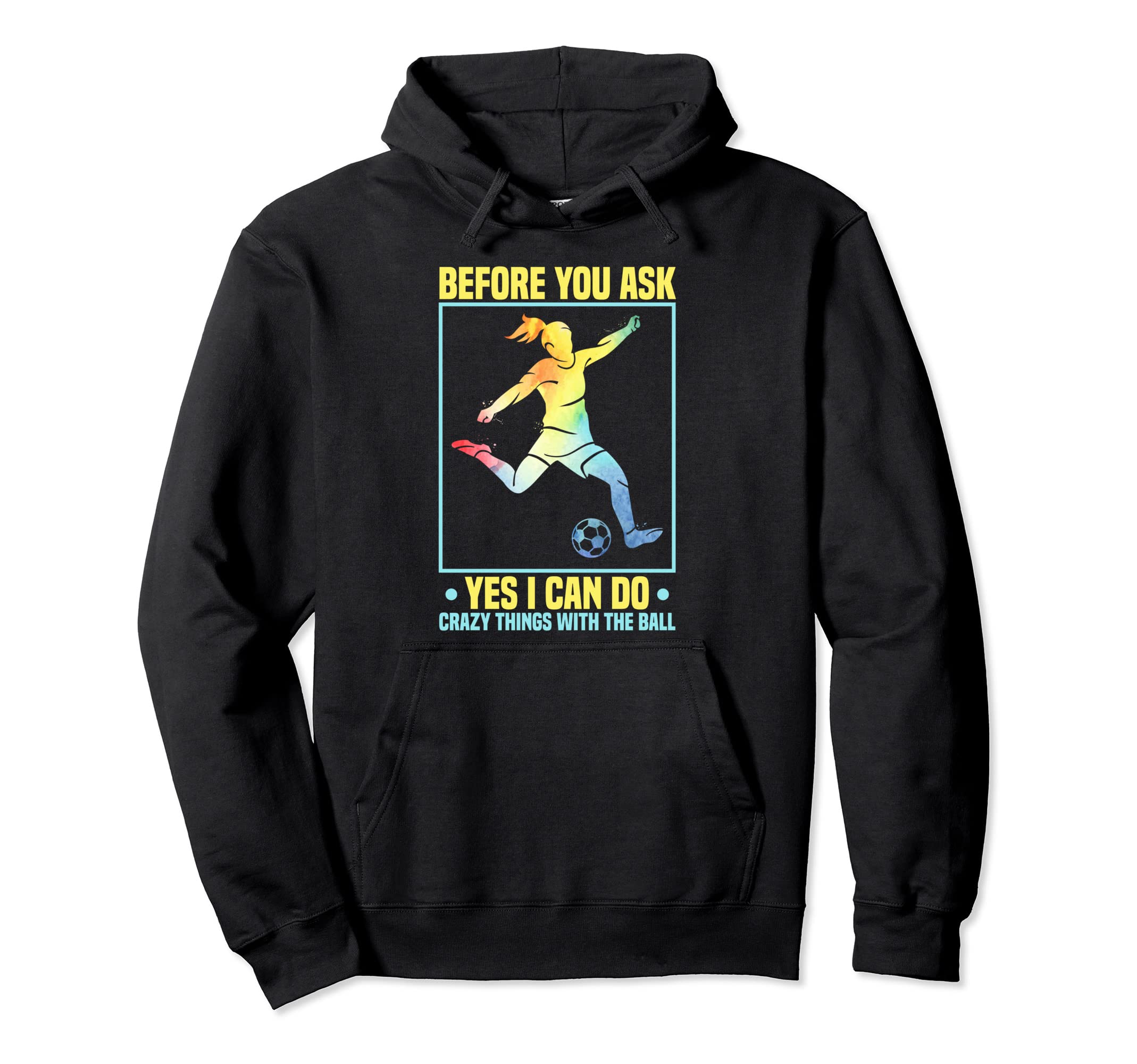 Soccer And Soccer Hoodie - Graphic Print Unisex - T-Shirt, Sweatshirt, Hoodie