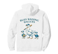 Busy Raising Baller Baseball Softball Mom Hoodie - Trendy Graphic Unisex - T-Shirt, Sweatshirt, Hoodie