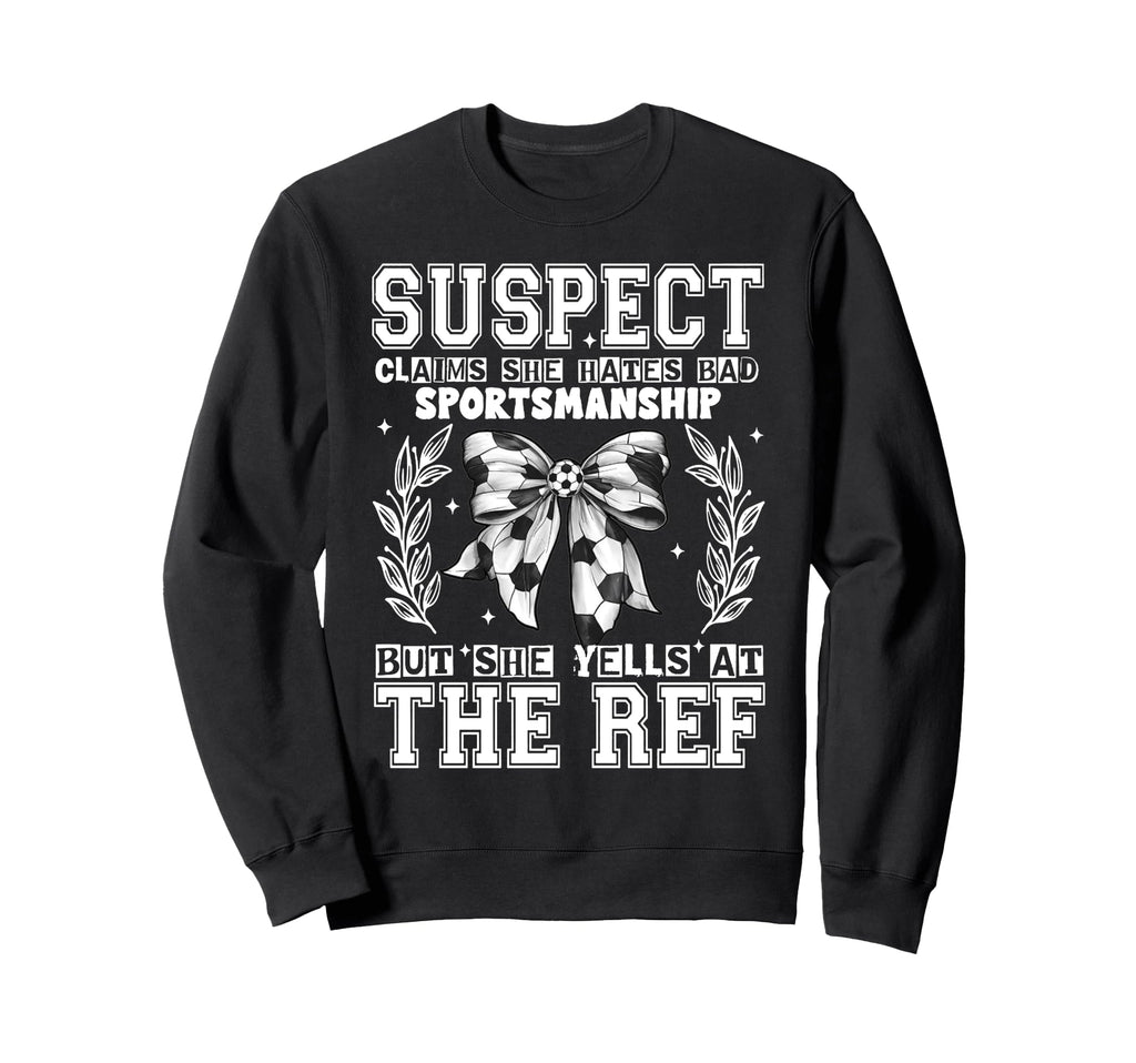 Suspect Claims She Hated Bad Sweatshirt - Unique Graphic for Adults - T-Shirt, Sweatshirt, Hoodie