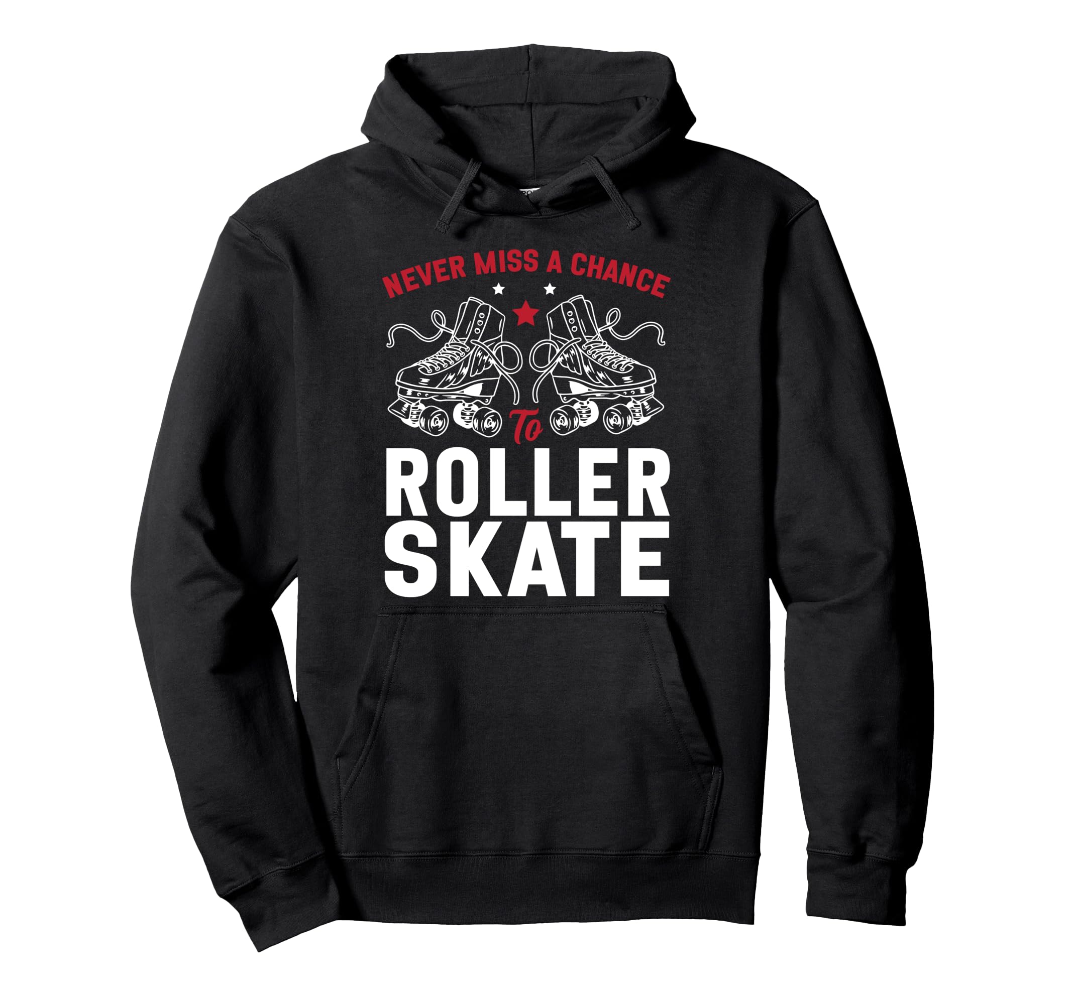 Roller Skating Skate 1970S Never Miss Hoodie - Novelty Apparel Men Women - T-Shirt, Sweatshirt, Hoodie