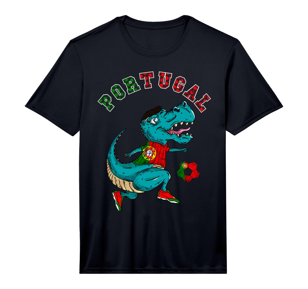 Portugal T Rex Dino Portugal Soccer T-Shirt - Minimalist Print Men Women - T-Shirt, Sweatshirt, Hoodie