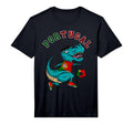 Portugal T Rex Dino Portugal Soccer T-Shirt - Minimalist Print Men Women - T-Shirt, Sweatshirt, Hoodie
