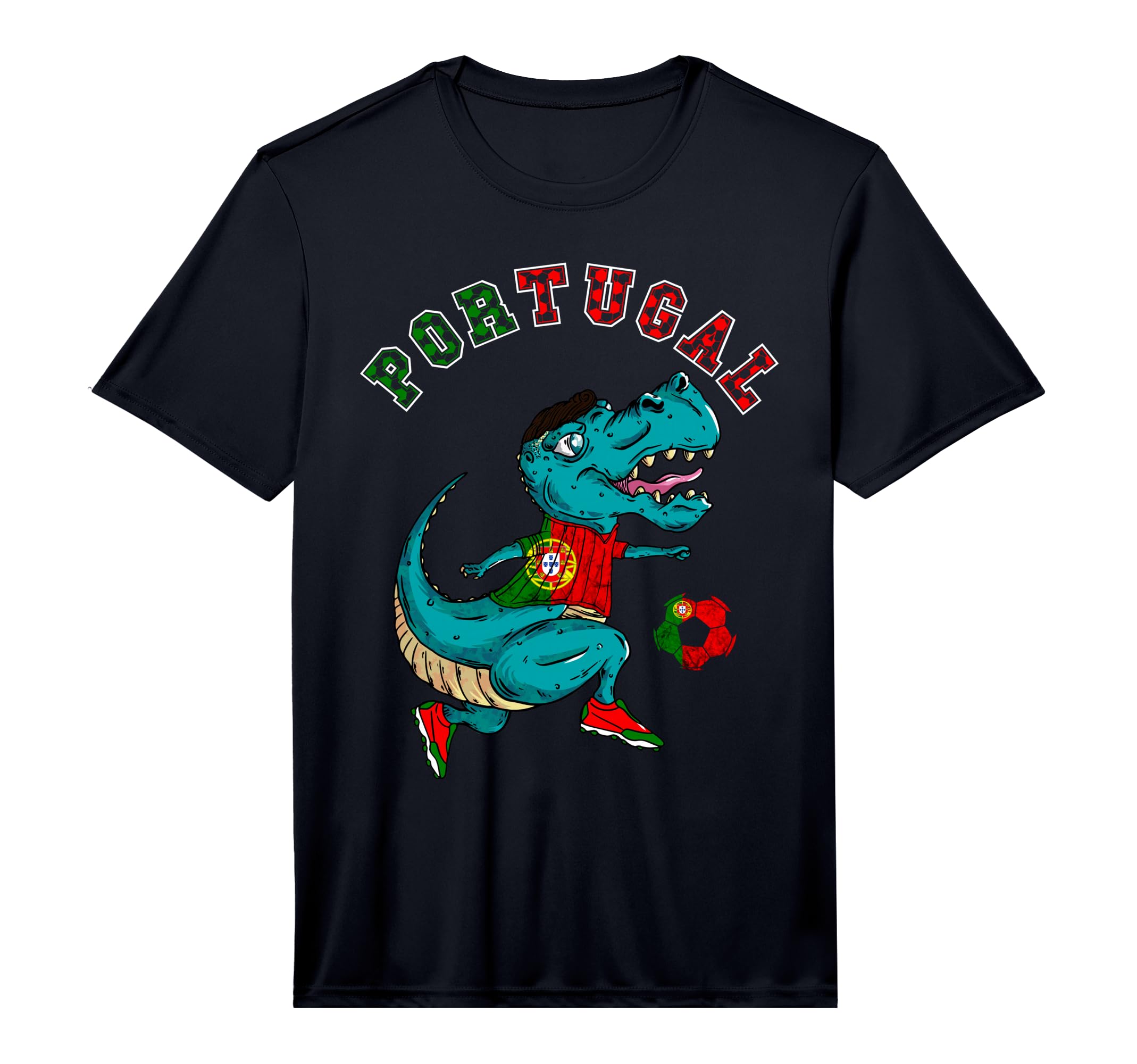 Portugal T Rex Dino Portugal Soccer T-Shirt - Minimalist Print Men Women - T-Shirt, Sweatshirt, Hoodie