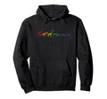 Rainbow Dinosaur Queer T Rex Fossil Hoodie - Novelty Apparel Unisex - T-Shirt, Sweatshirt, Hoodie