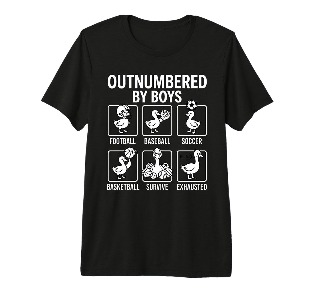 Outnumbered Ducklings Football Soccer T-Shirt - Novelty Apparel Unisex - T-Shirt, Sweatshirt, Hoodie