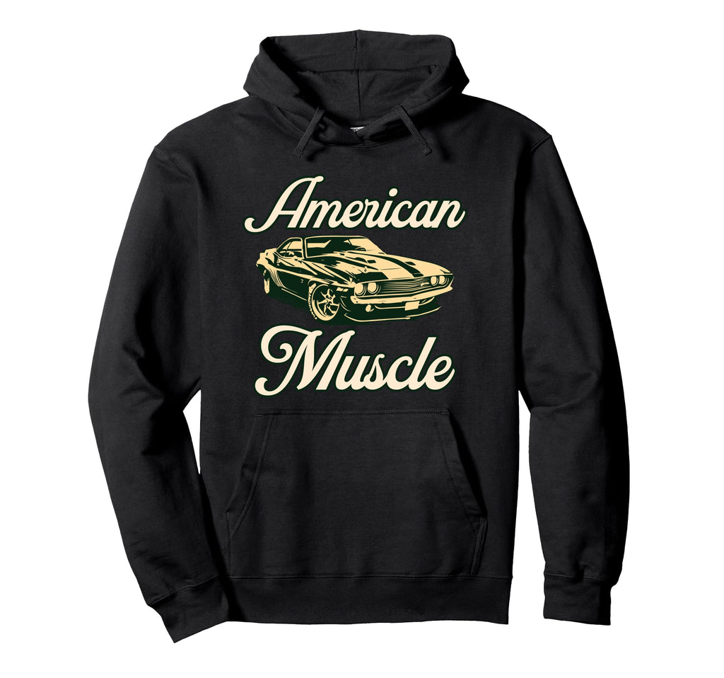 American Muscle Car Car Hoodie - Trendy Graphic Unisex - T-Shirt, Sweatshirt, Hoodie