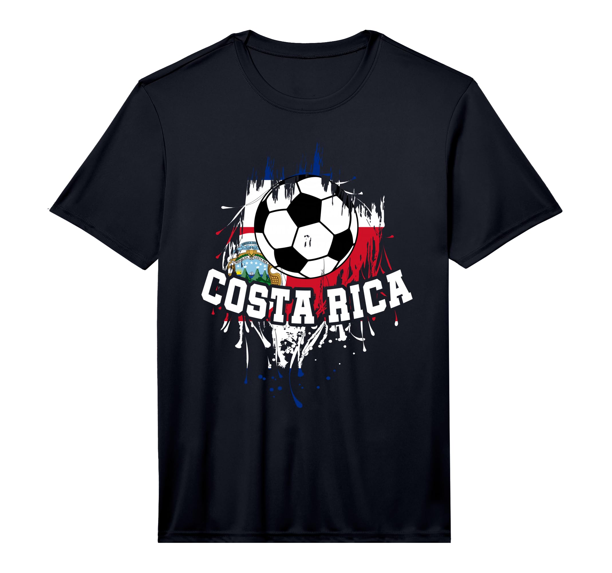Costa Rica Soccer Costa Rican T-Shirt - Casual Everyday Wear for Adults - T-Shirt, Sweatshirt, Hoodie