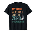Ice Hockey Goalie Dad Funny Ice T-Shirt - Minimalist Print Men Women - T-Shirt, Sweatshirt, Hoodie