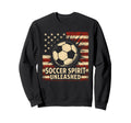 Soccer Spirit Unleashed Football Sweatshirt - Unique Graphic Men Women - T-Shirt, Sweatshirt, Hoodie