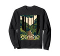 Olympic National Park Sweatshirt - Fun Novelty Design for Adults - T-Shirt, Sweatshirt, Hoodie