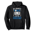 Favorite Ice Hockey Goalie Grandpa Hockey Hoodie - Trendy Graphic Unisex - T-Shirt, Sweatshirt, Hoodie