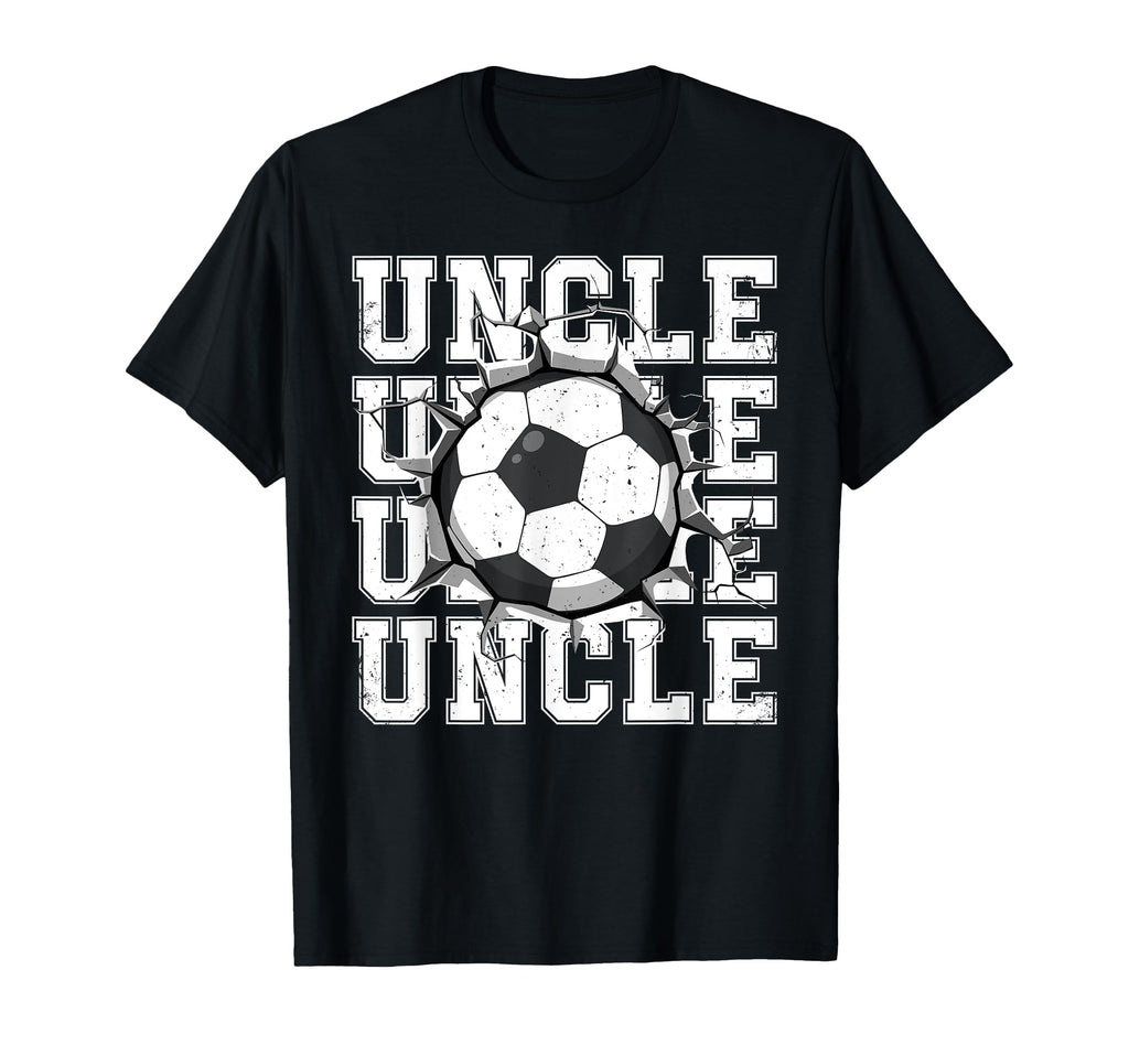 Soccer Uncle Cracked Wall Family T-Shirt - Novelty Apparel for Adults - T-Shirt, Sweatshirt, Hoodie