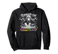 Raised Old School Graffiti Rap Hip Hop Hoodie - Minimalist Print Men Women - T-Shirt, Sweatshirt, Hoodie