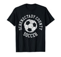 Schenectady County Soccer Distressed 90S T-Shirt - Graphic Print Men Women - T-Shirt, Sweatshirt, Hoodie