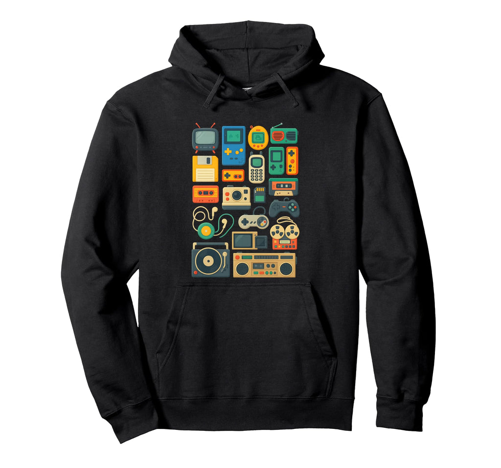 80S 90S Arcade Video Game Gaming Hoodie - Trendy Graphic for Adults - T-Shirt, Sweatshirt, Hoodie