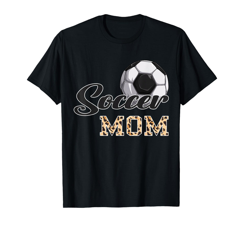 Soccer Leopard Soccer Mom Soccer Mom Mama T-Shirt - Custom Art Print Unisex - T-Shirt, Sweatshirt, Hoodie