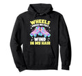 Roller Skating Wheels Under My Feet Hoodie - Fun Novelty Design Unisex - T-Shirt, Sweatshirt, Hoodie