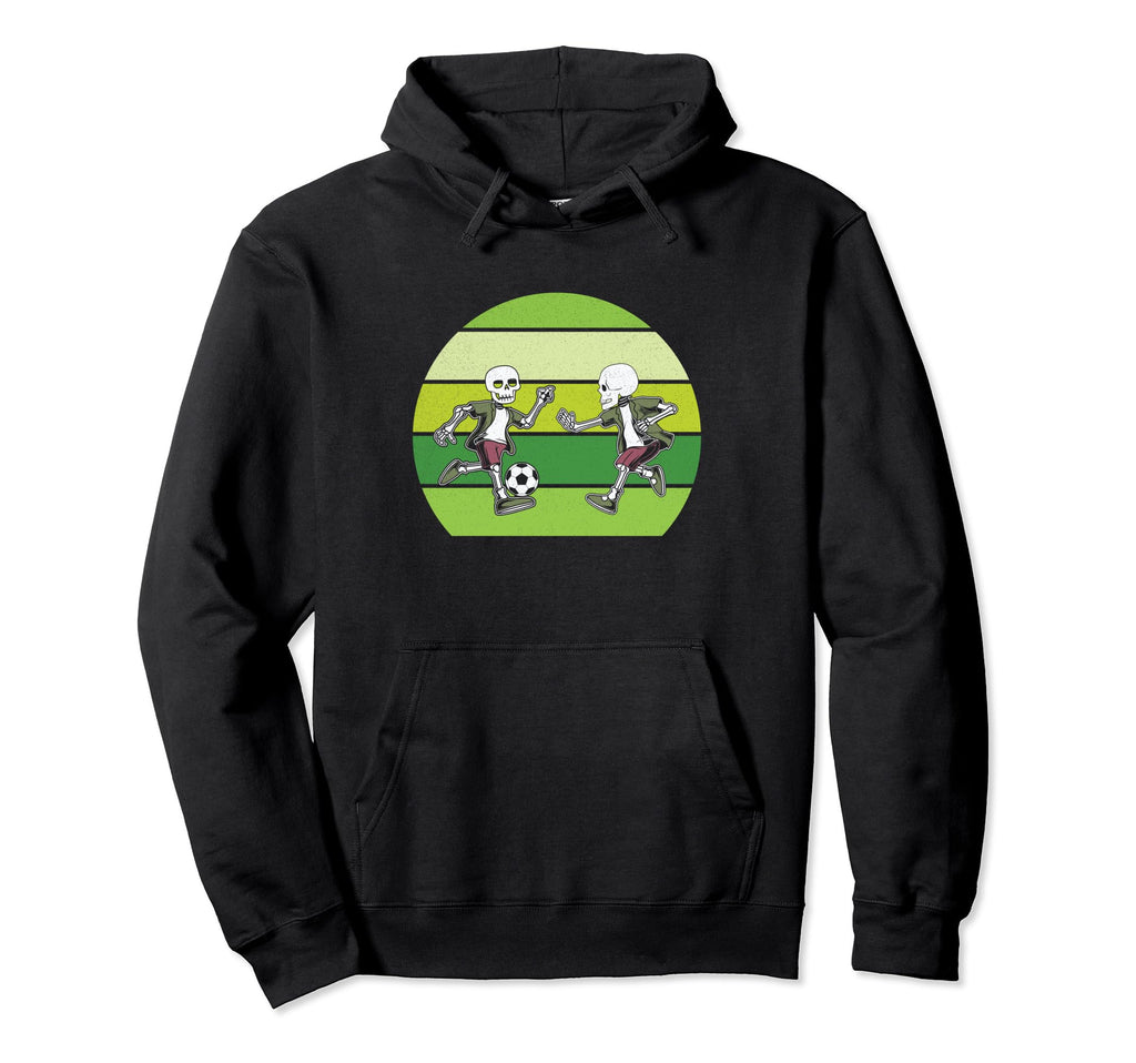 Soccer Skeletons Funny Halloween Hoodie - Custom Art Print for Adults - T-Shirt, Sweatshirt, Hoodie