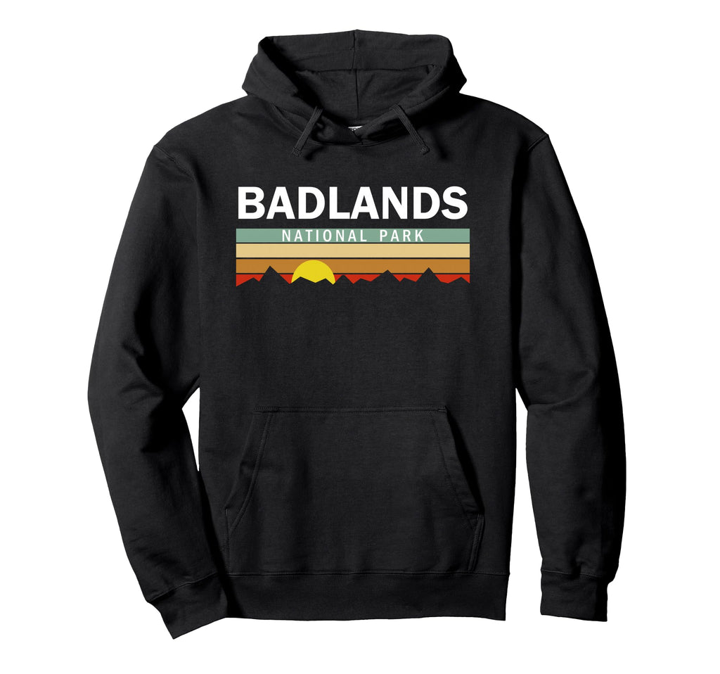 Badlands National Park Hoodie - Graphic Print Unisex - T-Shirt, Sweatshirt, Hoodie