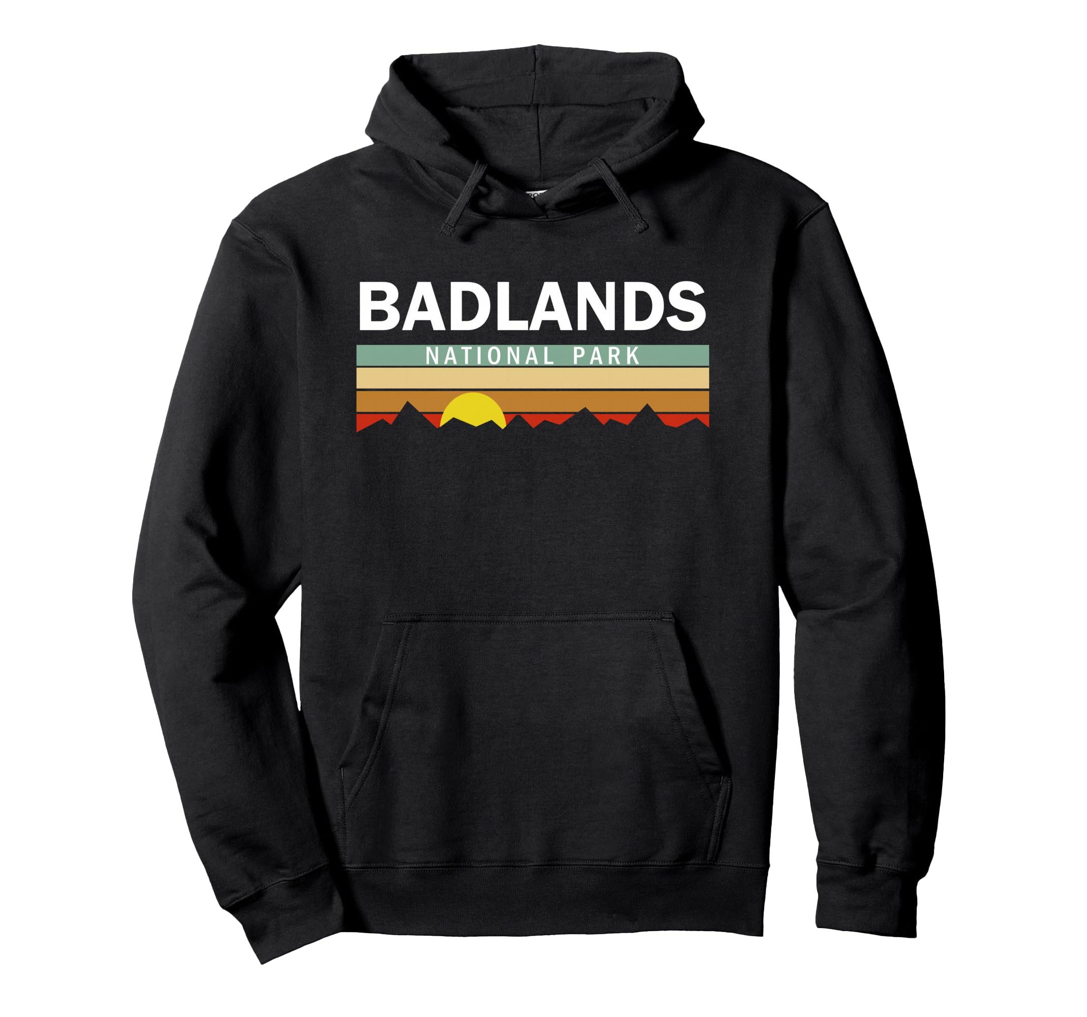 Badlands National Park Hoodie - Graphic Print Unisex - T-Shirt, Sweatshirt, Hoodie