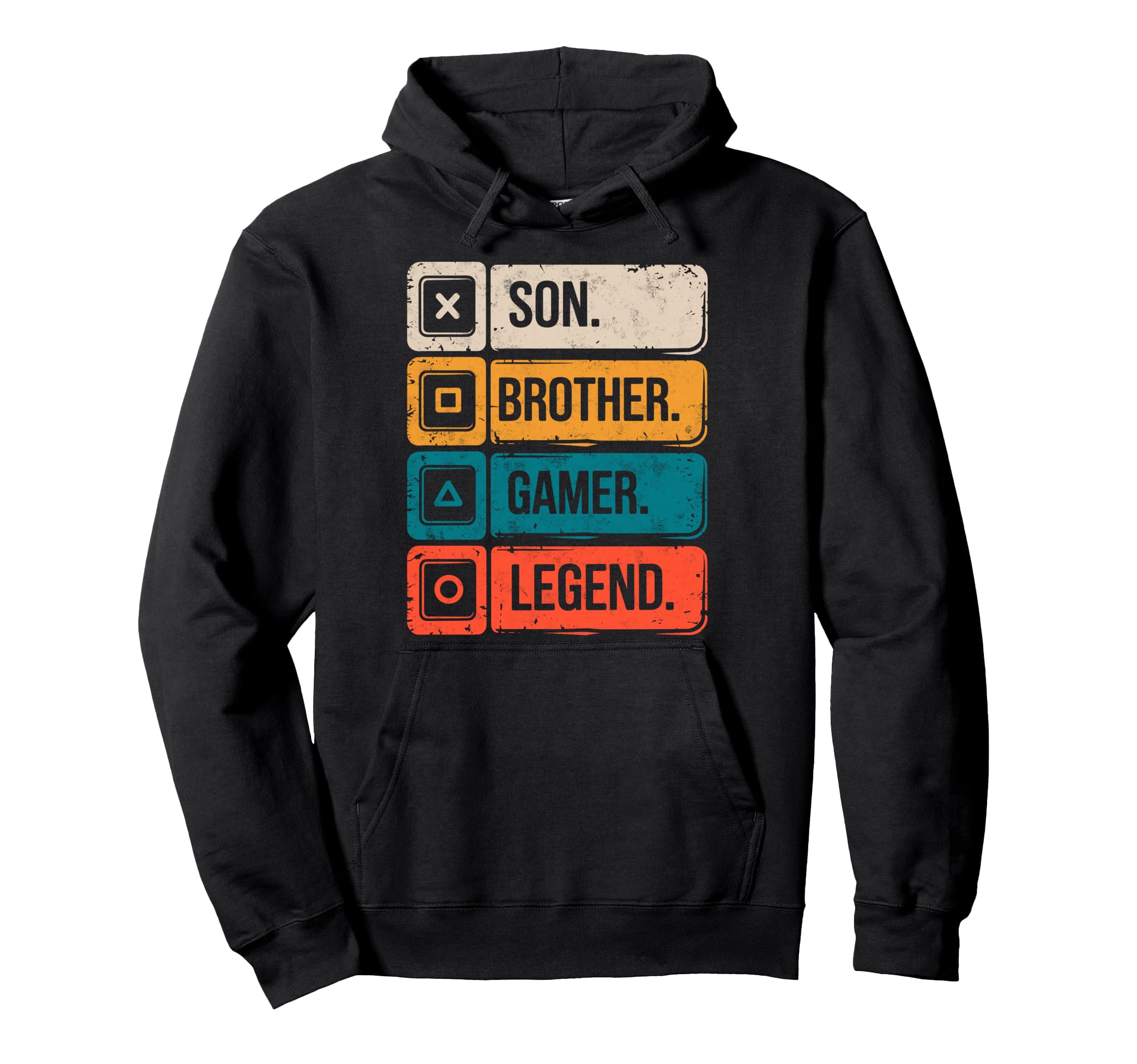 Son Brother Gamer Legend Video Game Gaming Hoodie - Unique Graphic Unisex - T-Shirt, Sweatshirt, Hoodie