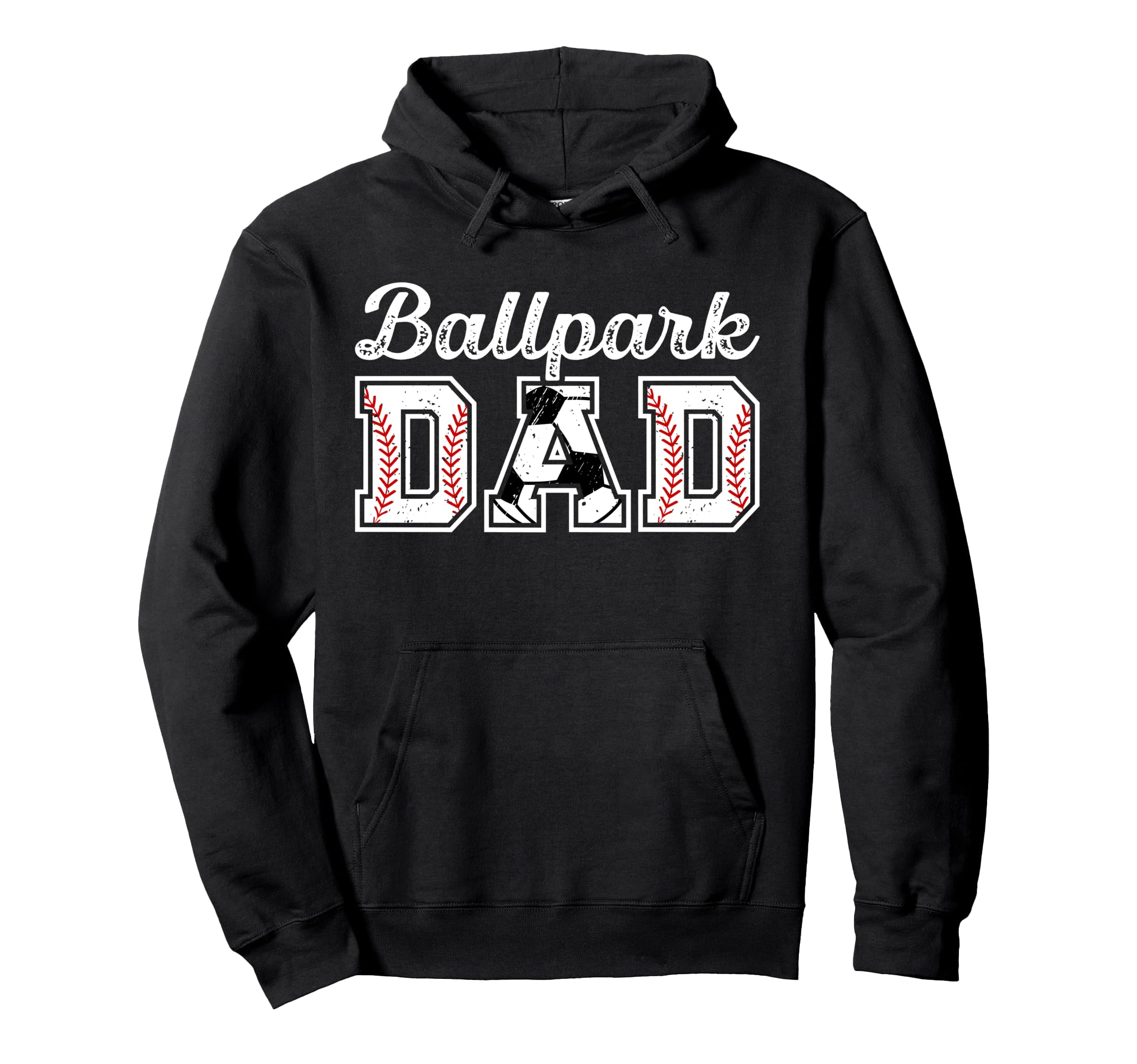 Ballpark Dad Baseball Soccer Dad Ballers Hoodie - Graphic Print Unisex - T-Shirt, Sweatshirt, Hoodie