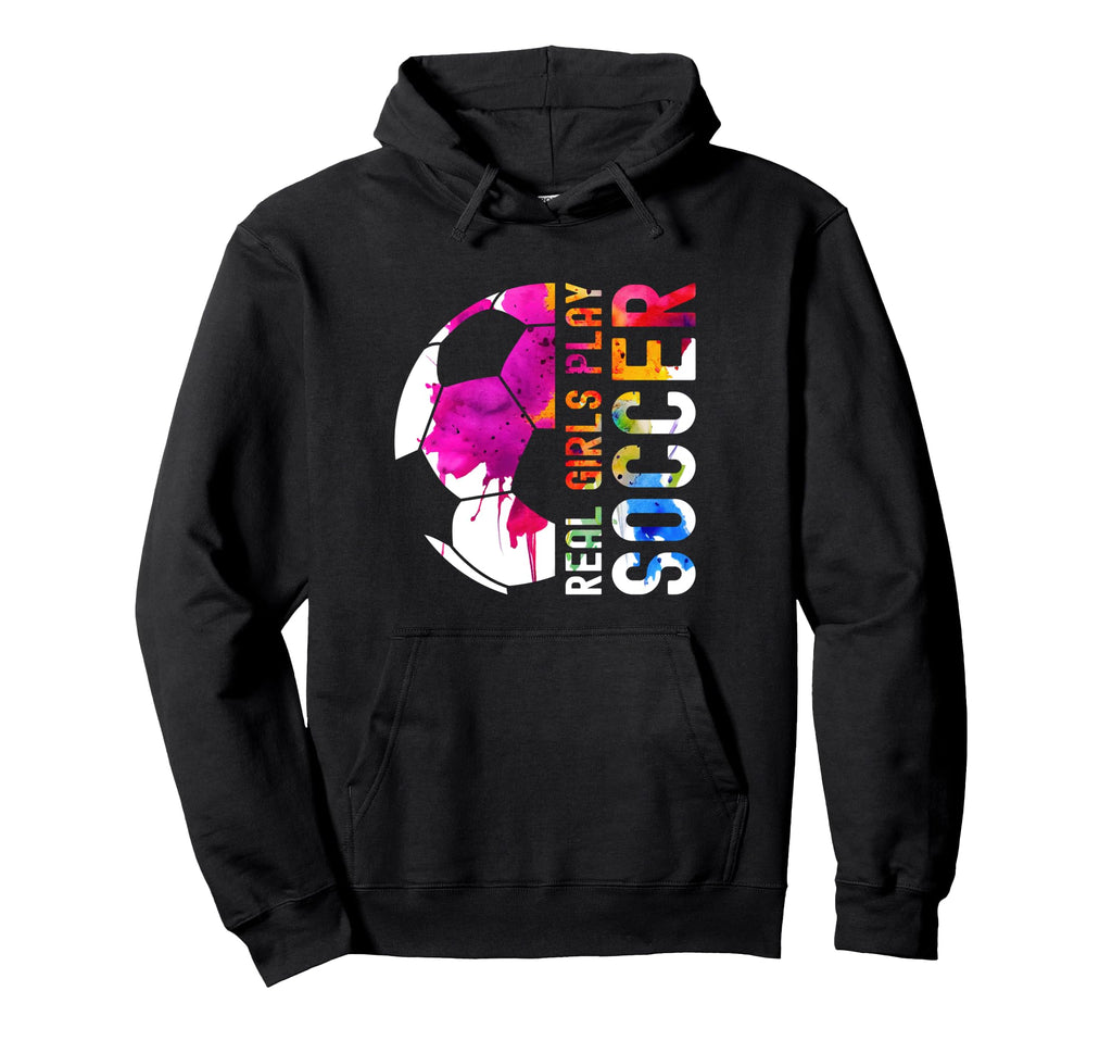 Real Play Soccer Hoodie - Fun Novelty Design for Adults - T-Shirt, Sweatshirt, Hoodie