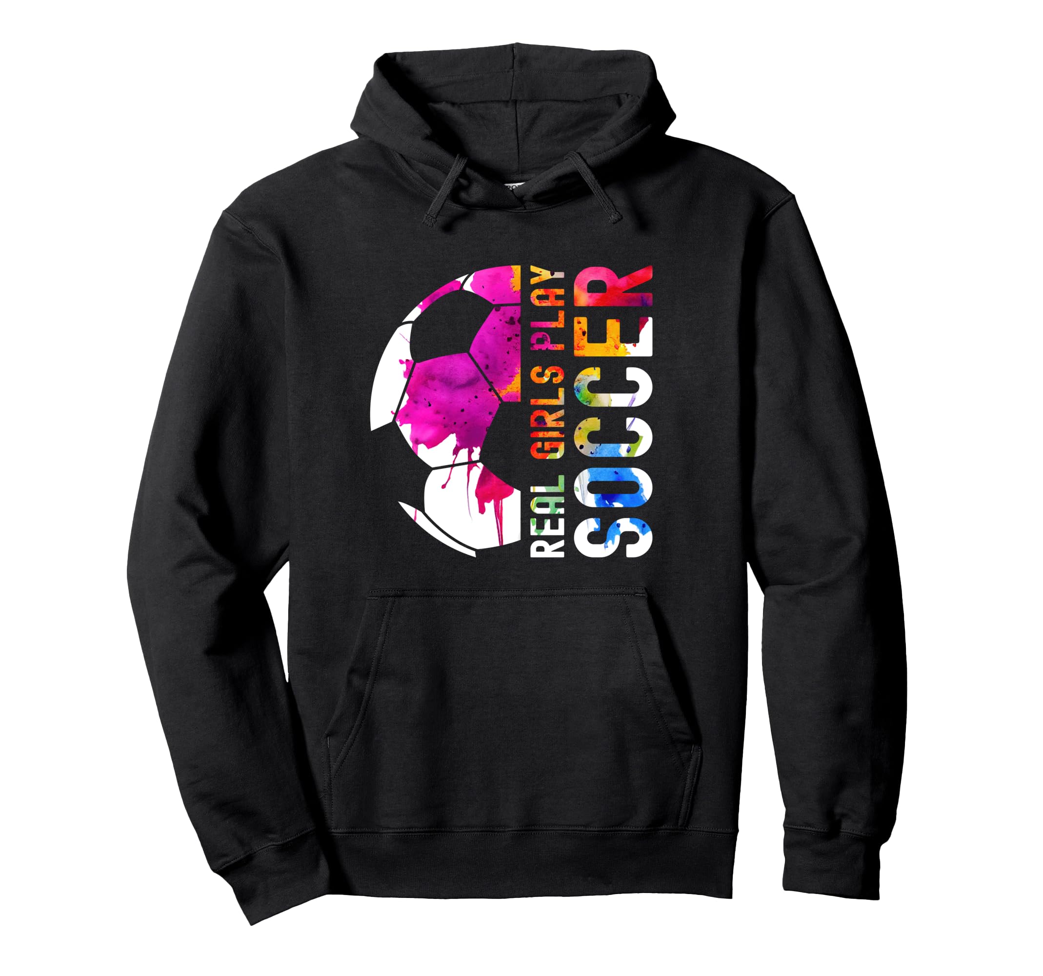 Real Play Soccer Hoodie - Fun Novelty Design for Adults - T-Shirt, Sweatshirt, Hoodie