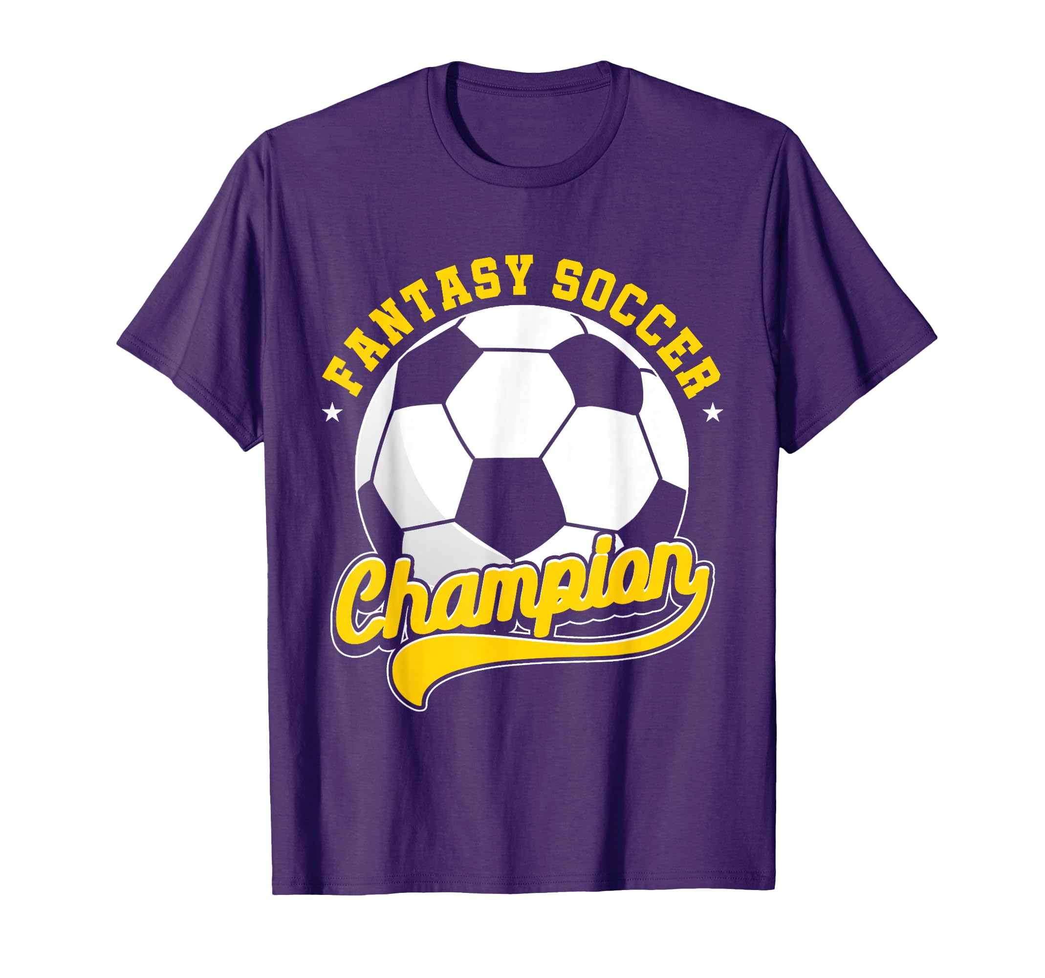Fantasy Soccer Champion Football T-Shirt - Minimalist Print Men Women - T-Shirt, Sweatshirt, Hoodie