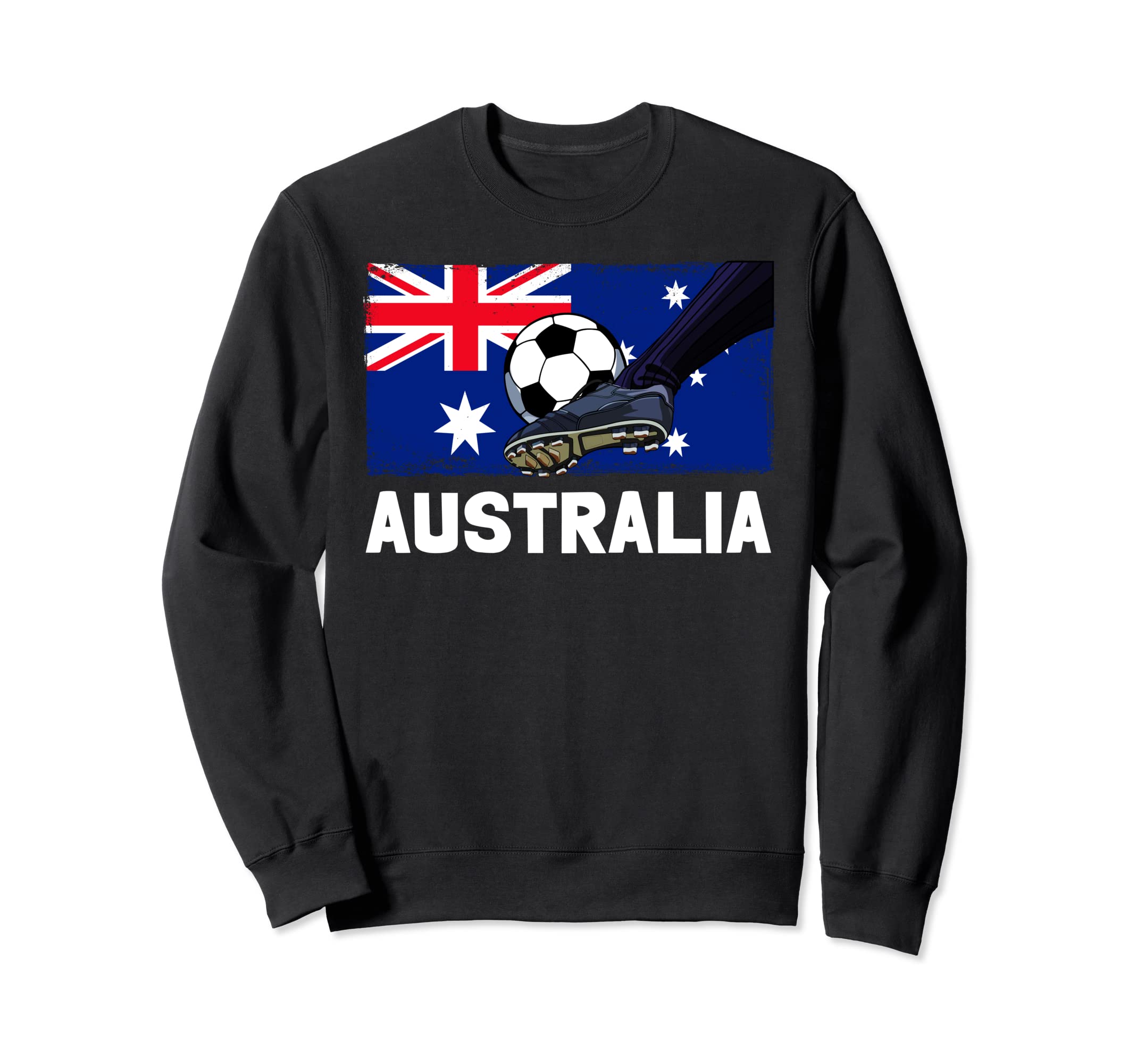 Australia Soccer Team Patriotic Fan Sweatshirt - Graphic Print Men Women - T-Shirt, Sweatshirt, Hoodie
