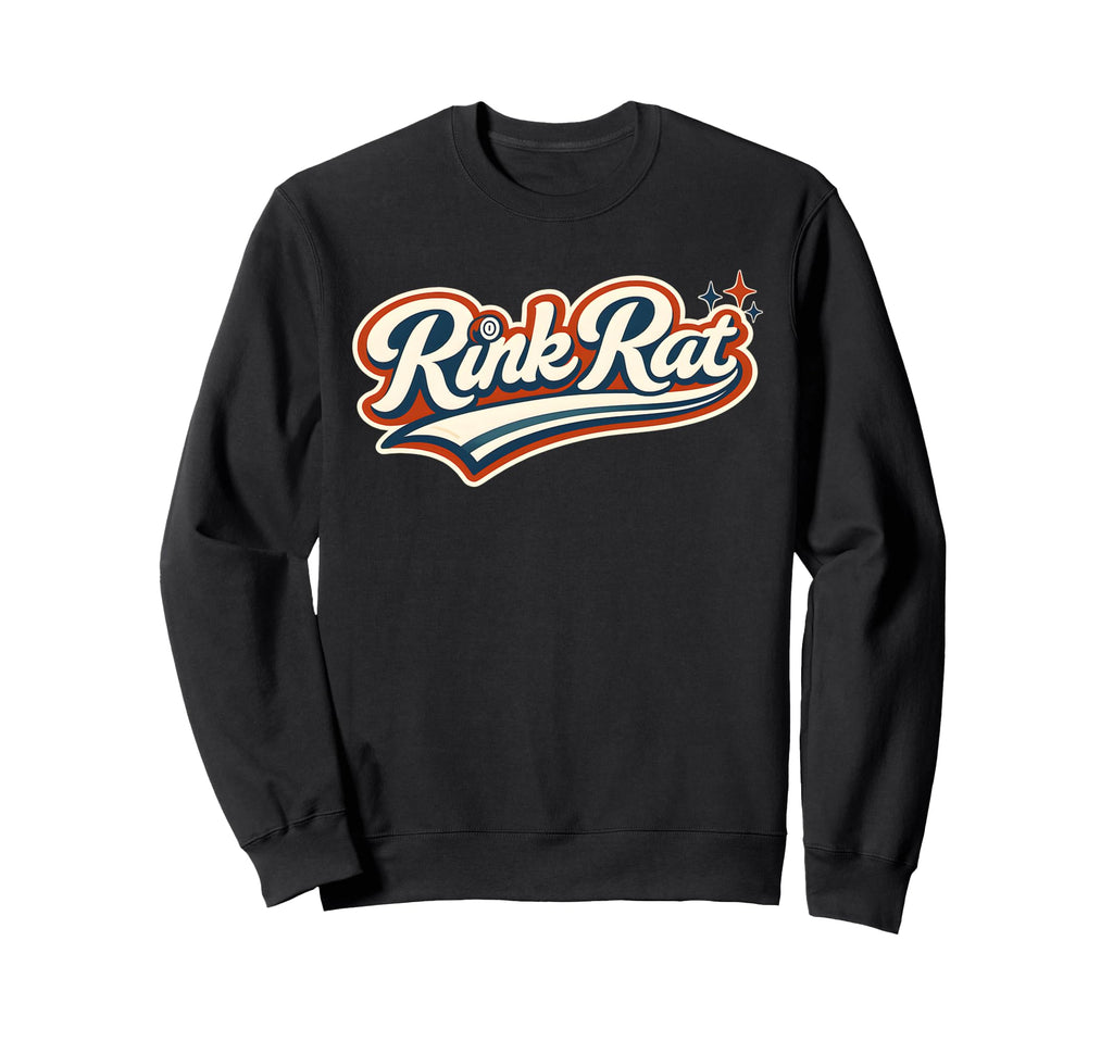 Rink Rat Roller Derby Sweatshirt - Fun Novelty Design Men Women - T-Shirt, Sweatshirt, Hoodie