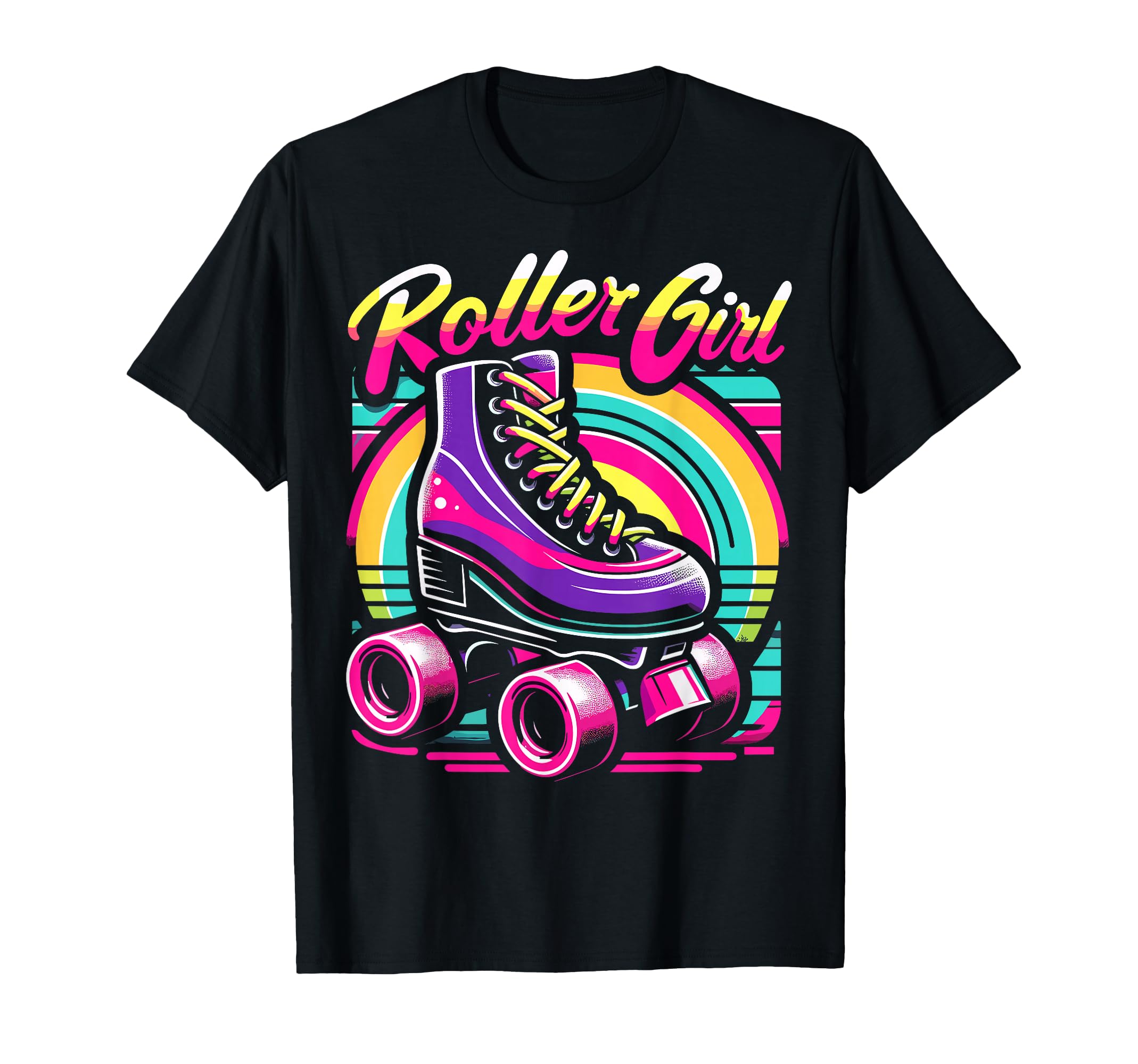 Roller Skater 90S 80S Skating Skates T-Shirt - Novelty Apparel for Adults - T-Shirt, Sweatshirt, Hoodie
