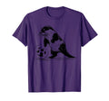 Otter Playing Soccer Funny Animal Sport T-Shirt - Minimalist Print Unisex - T-Shirt, Sweatshirt, Hoodie